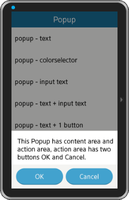 Popup component