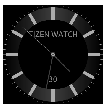 AnalogWatch screen