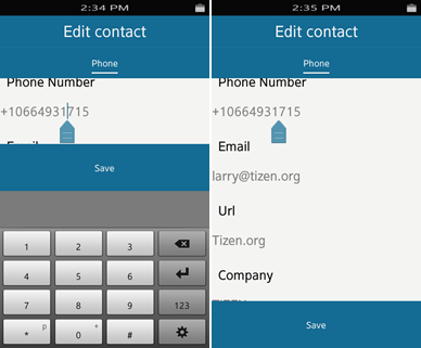 Managing contacts