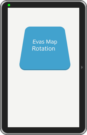 Evas Map Rotation screen