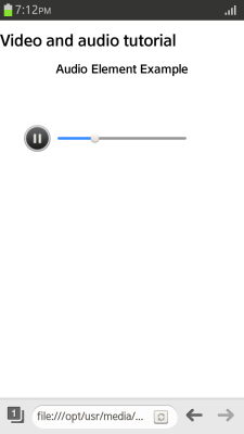 Audio player