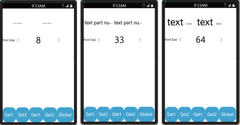 Changing the text class globally