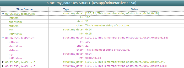 CheckPoint list (structure)