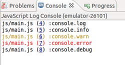 JavaScript log method colors