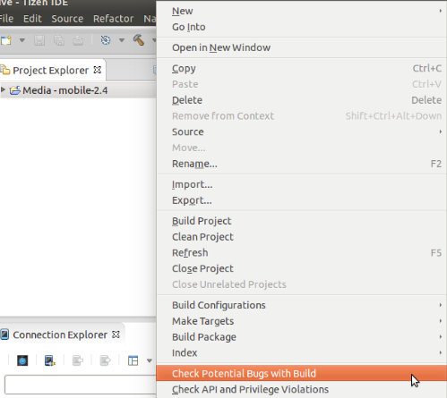 Running the Static Analyzer