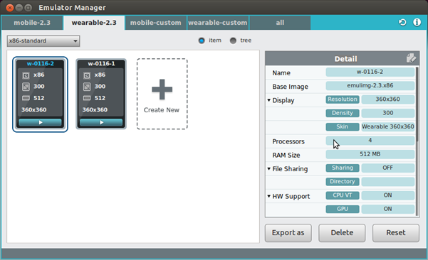 Emulator Manager