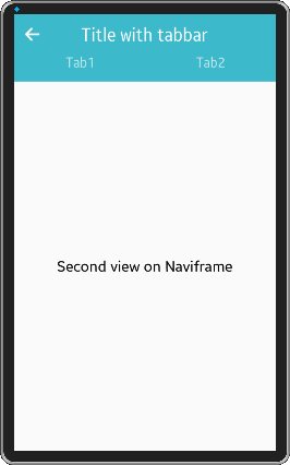 Naviframe views