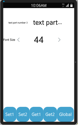 Font size 44