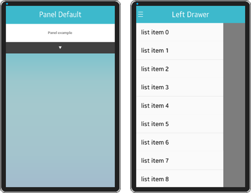 Panel component