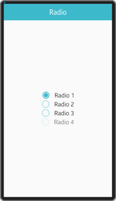 Radio component