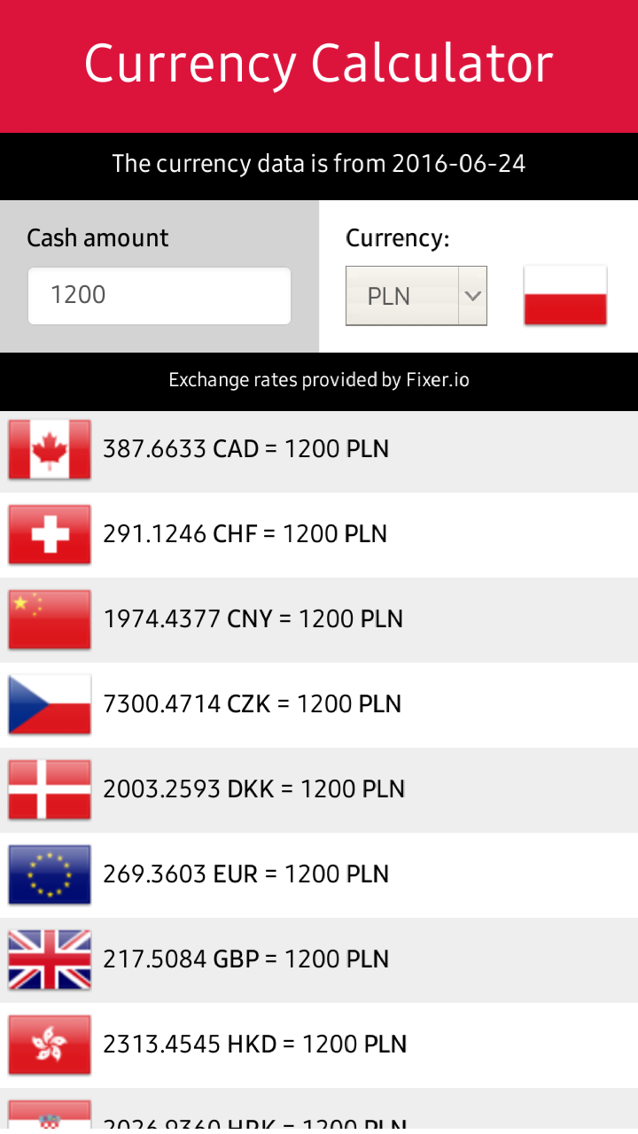 forex currency rates app