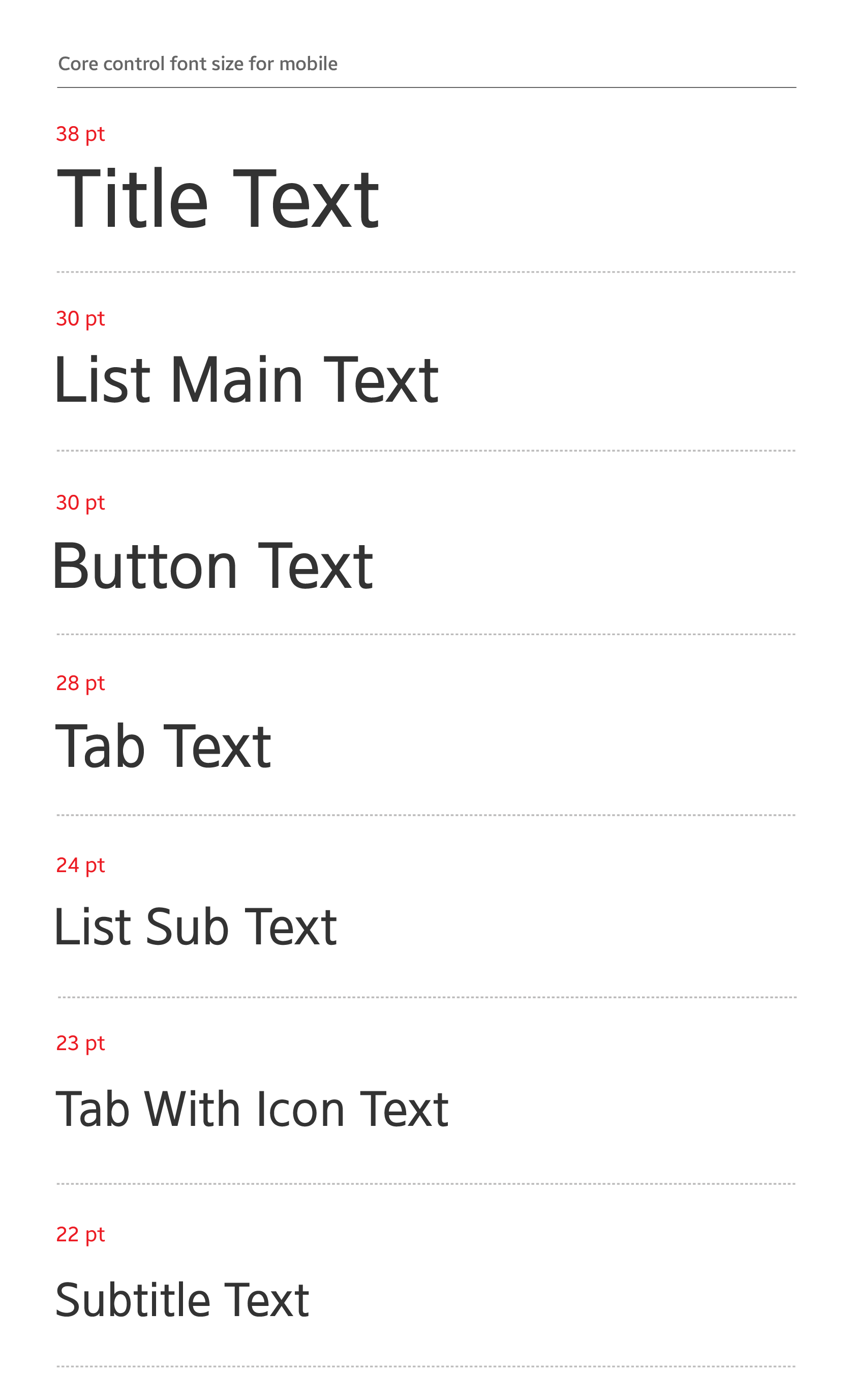 Best Heading Font Size For Mobile