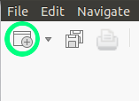 The &quot;New&quot; button in the Tizen Studio