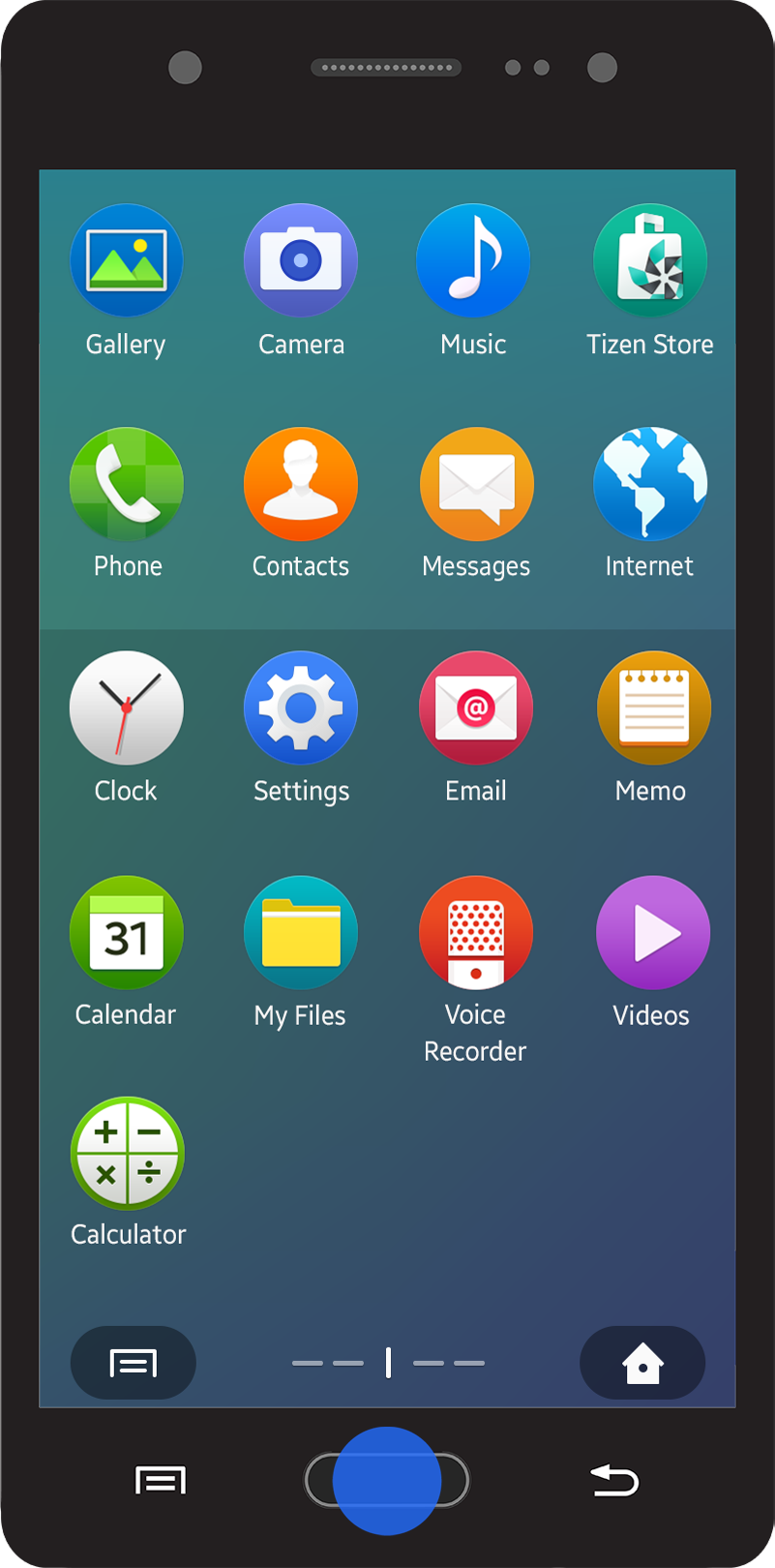 Navigation to the Home screen