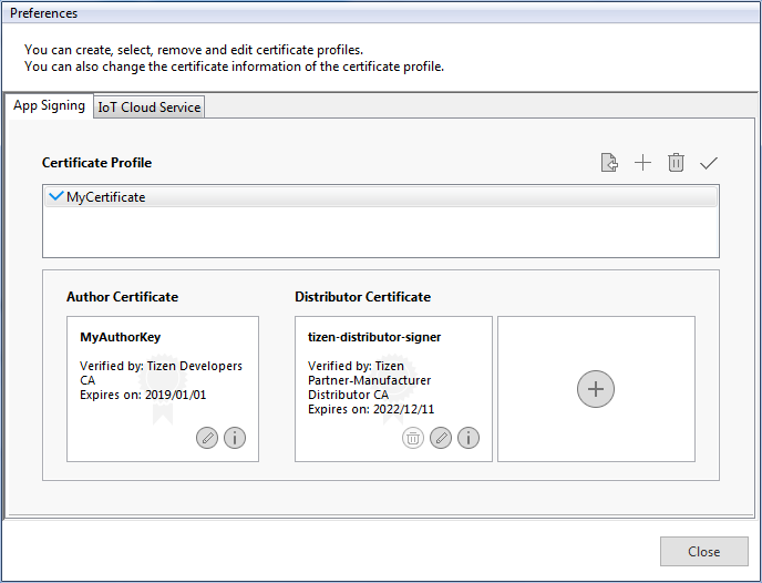 View certificate details