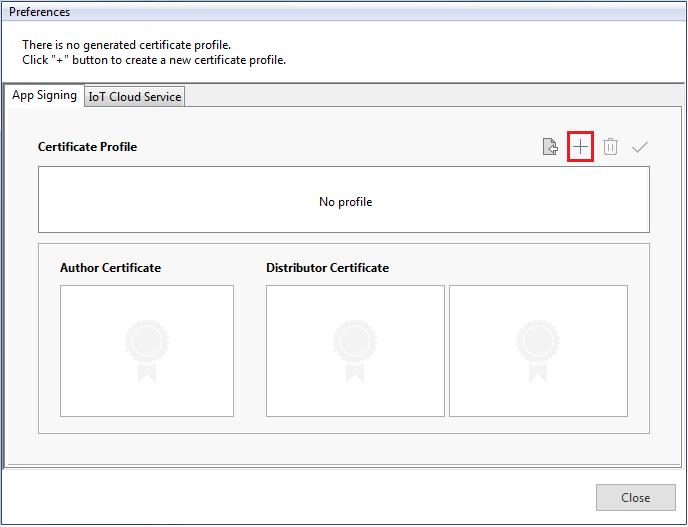 Create a new certificate