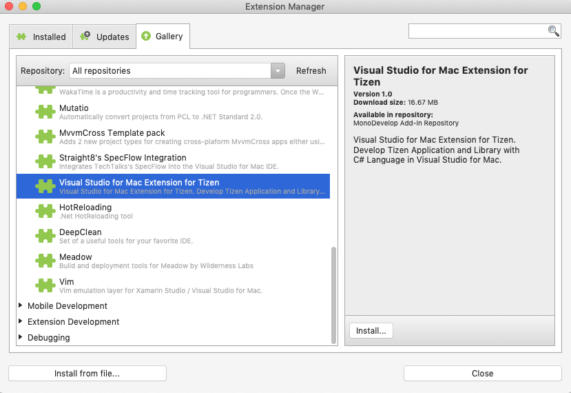 visual studio for mac errors