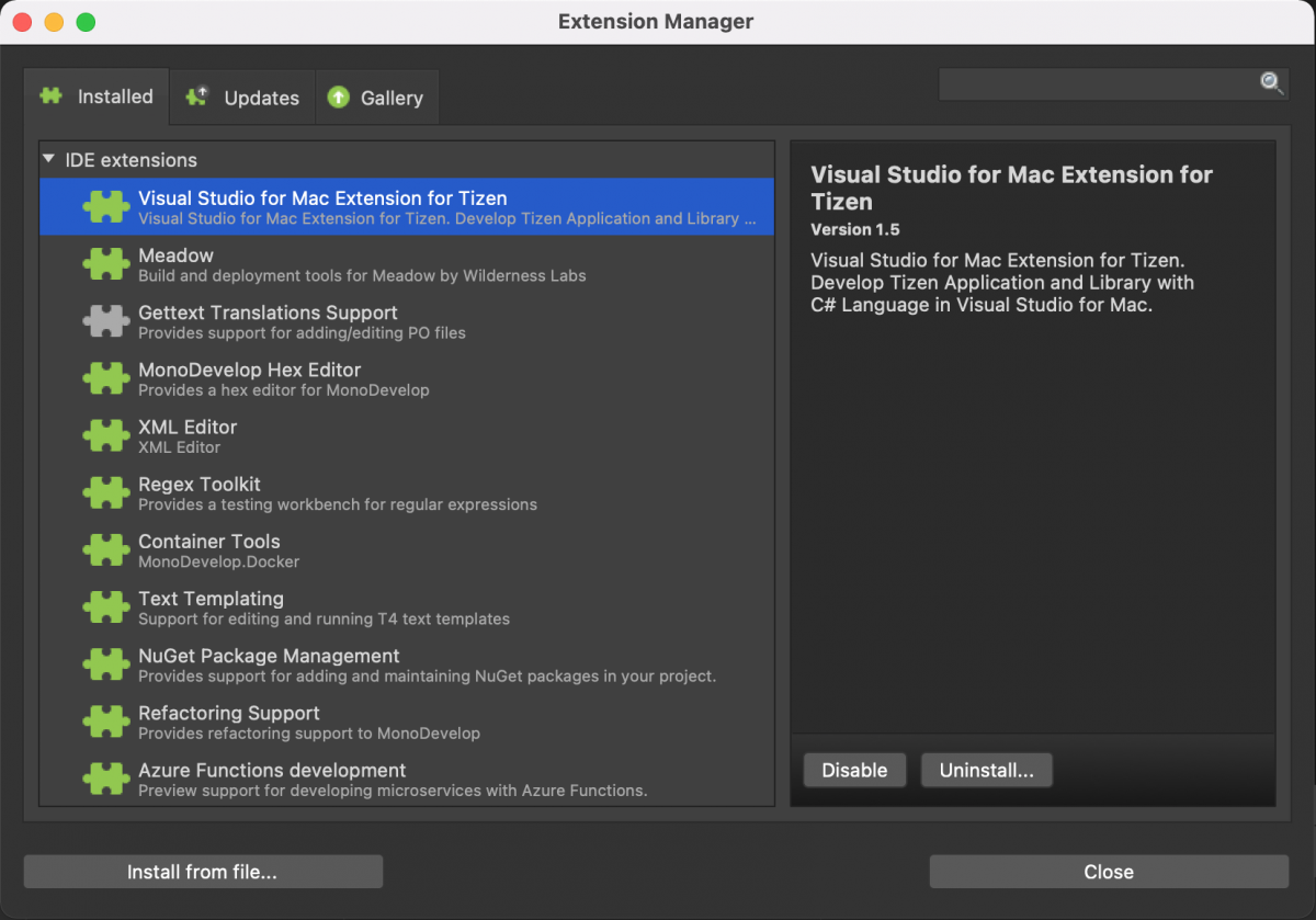 visual studio mac preview 10 android emulator execution fail